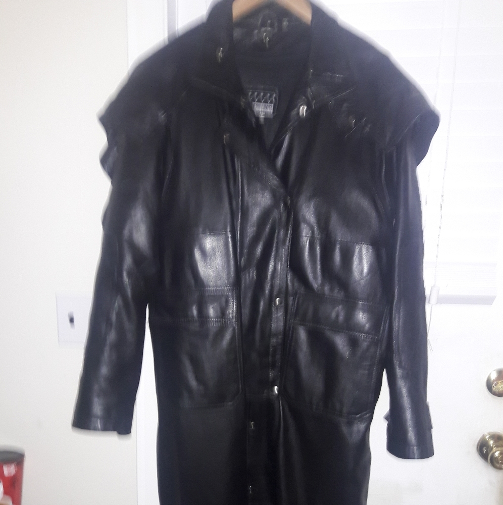 Northern Limits Men's Leather Duster Size M